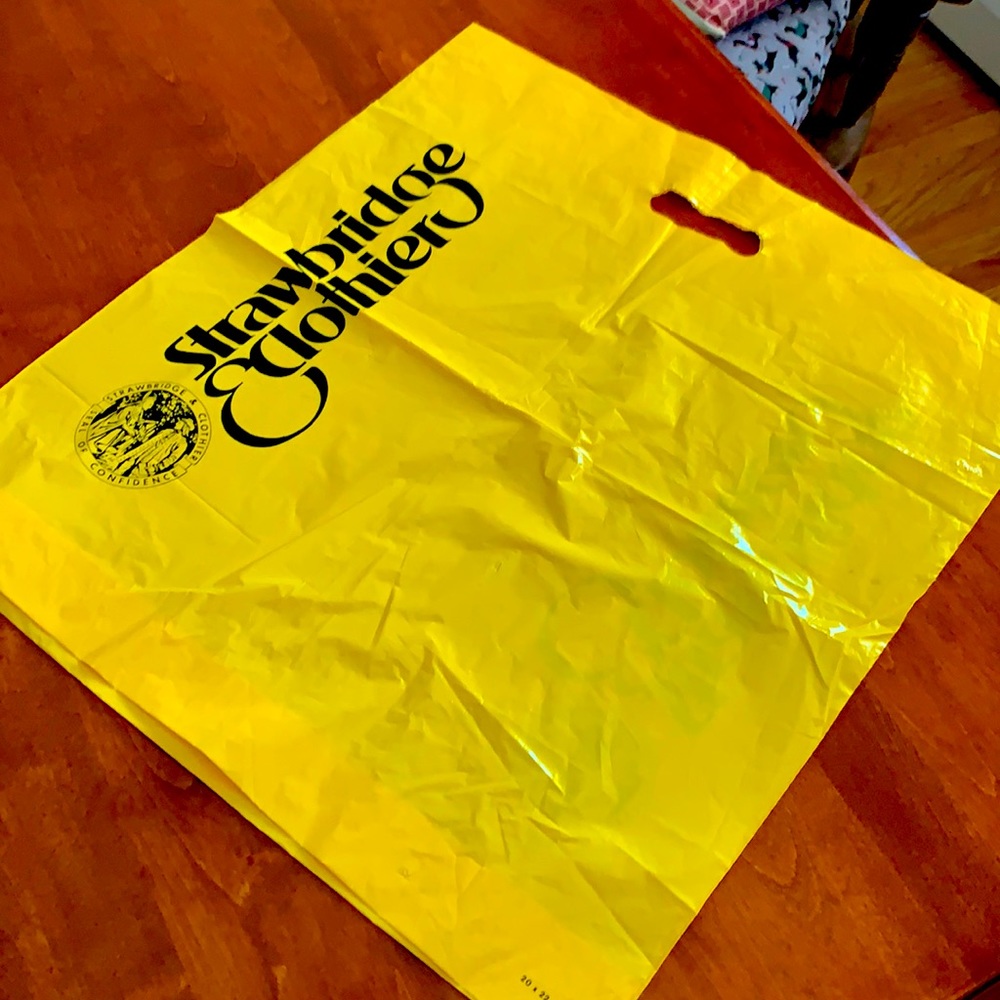 Strawbridge & Clothier Plastic Shopping Bag